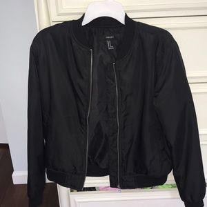 forever 21 love yourself bomber jacket
